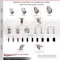 Service Caster 4 Inch 316SS Gray Poly Swivel 1-5/8 Inch Expanding Stem Caster Lock Brake SCC SCC-SS316TTLEX20S414-PPUB-158 - alternate 3